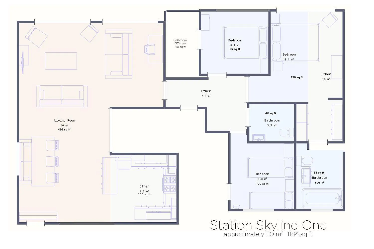 Station Skyline One Penthouse By My Getaways Apartment Brighton